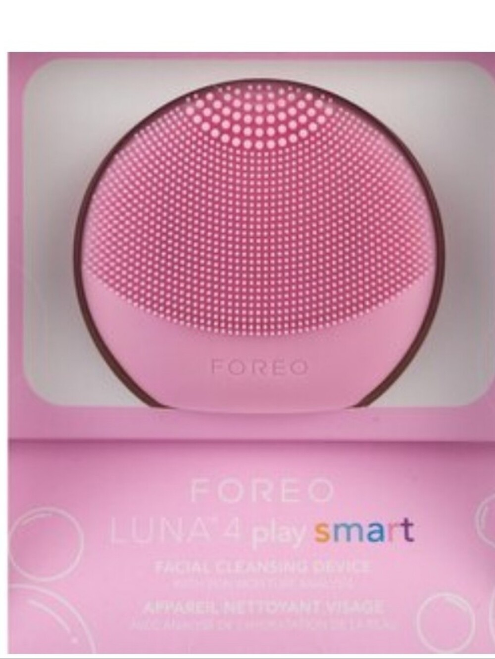 FOREO LUNA 4 Play Smart Facial Cleansing Device - Tickle Me Pink